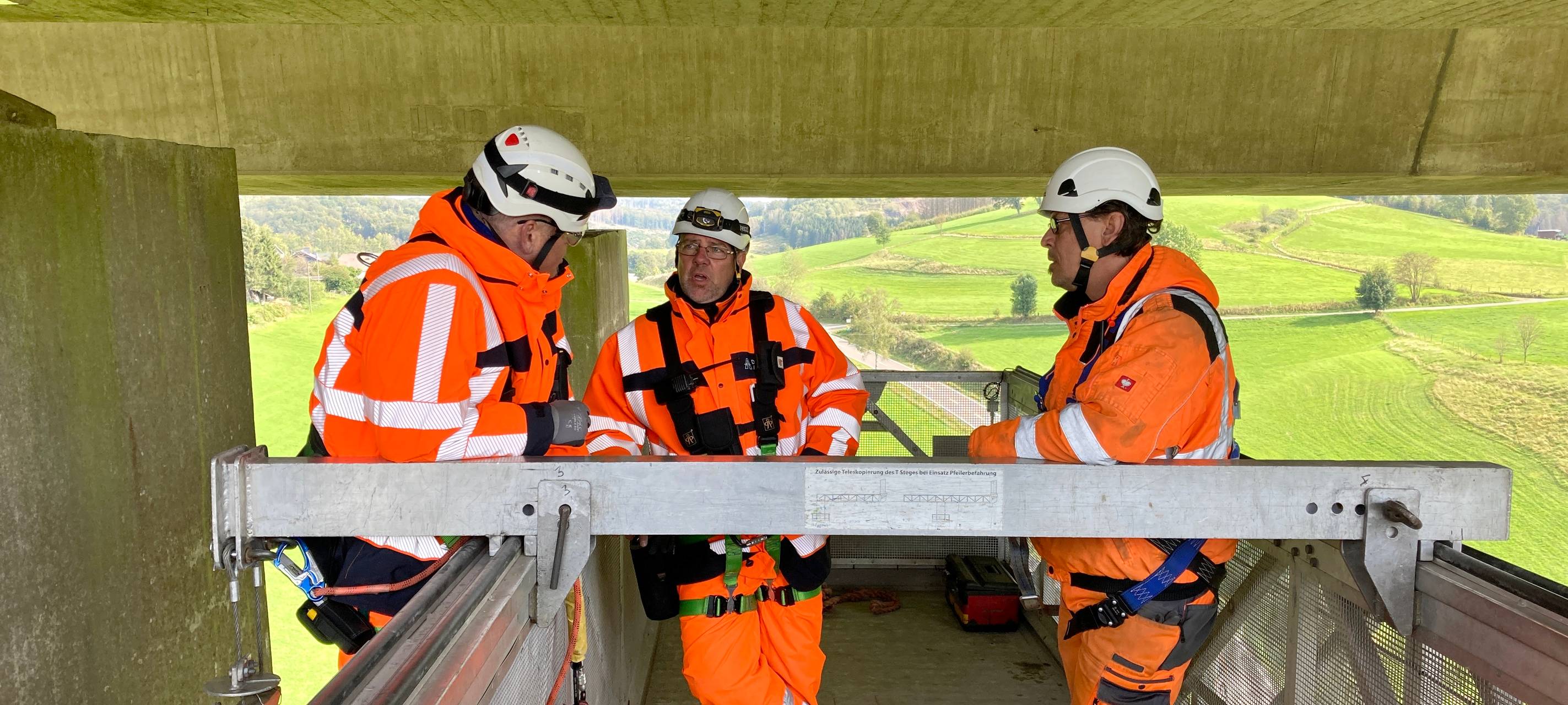 Talbrücke beim Gesundheits-Check