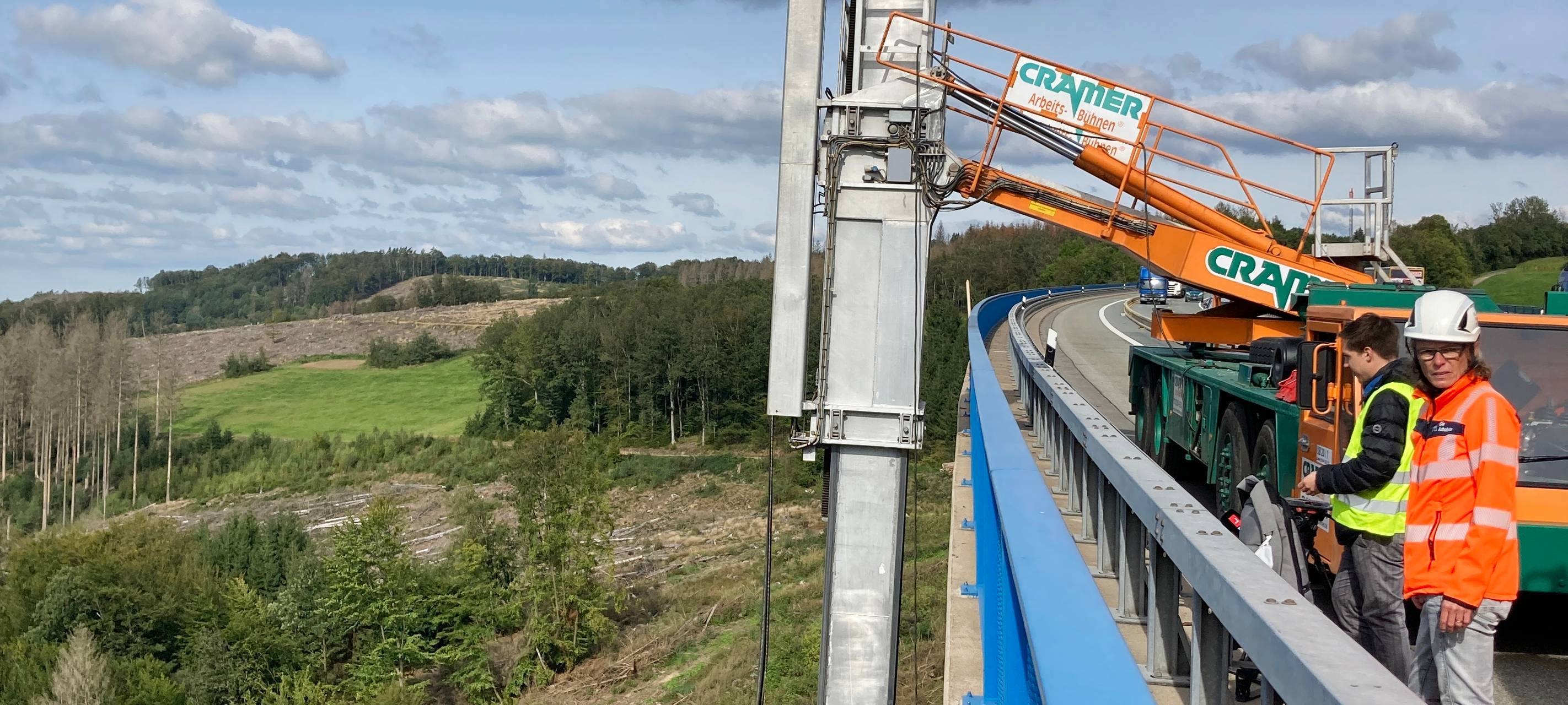 Talbrücke beim Gesundheits-Check