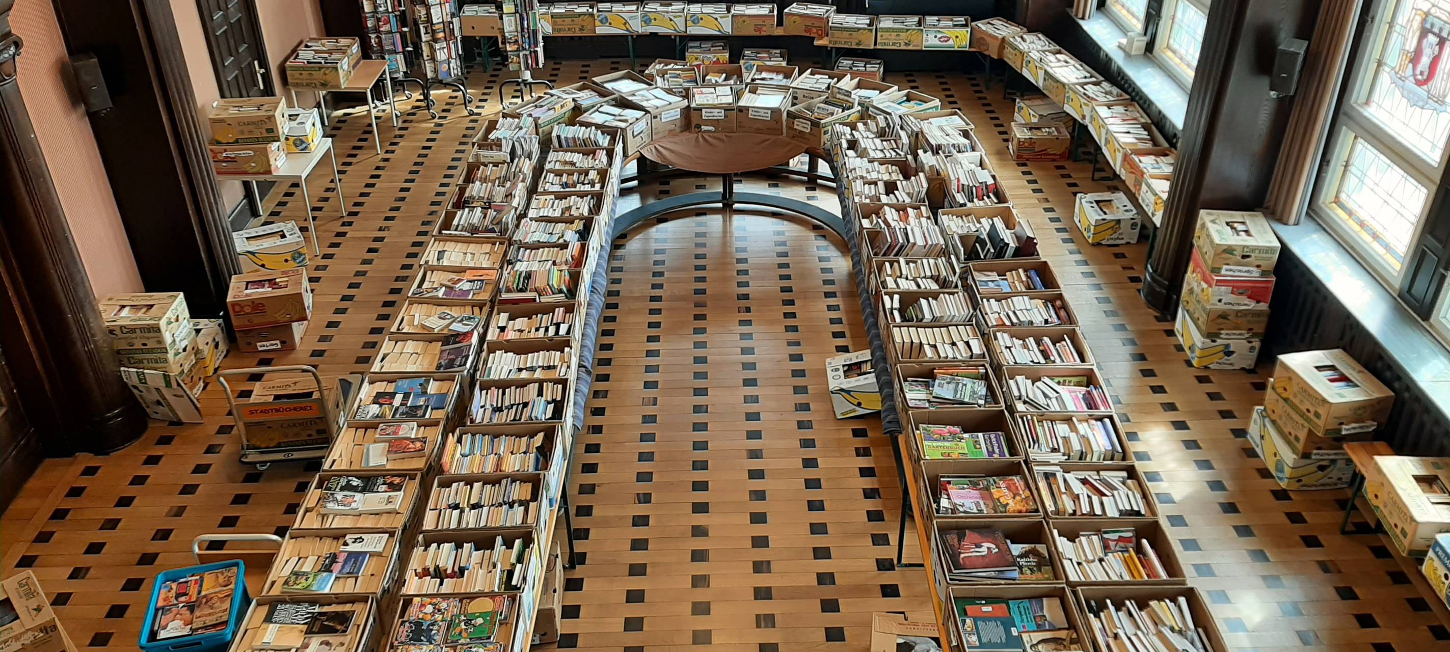 Endlich wieder Bücherflohmarkt des Büchereifördervereins Scriptum e.V. am 01.10.2021