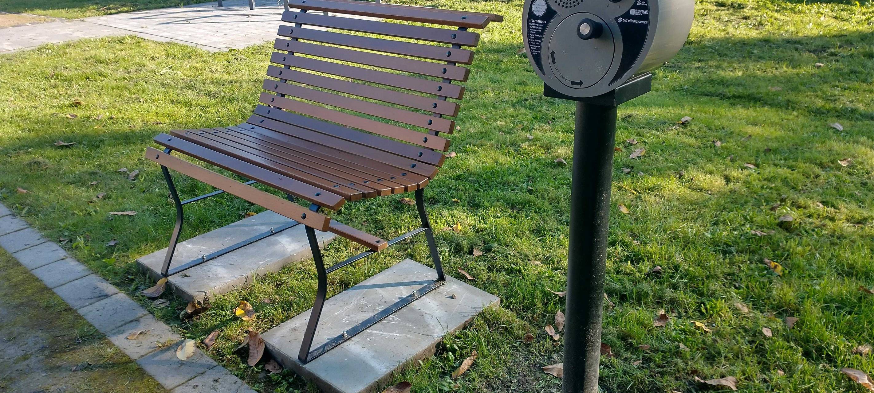 Audiostationen auf Gut Rödinghausen