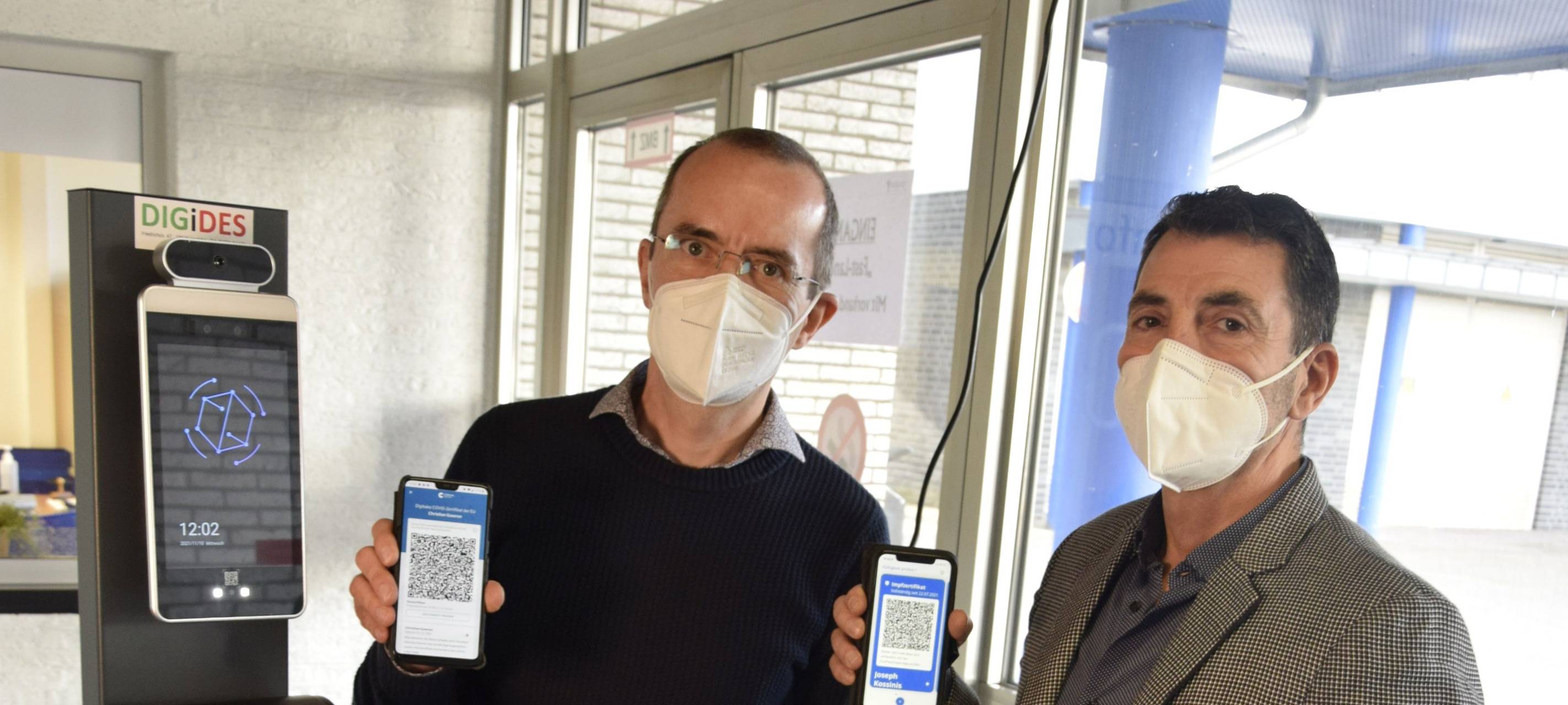 Automatische Eingangskontrolle an der FH Iserlohn