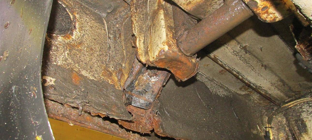 Rost am Kleinbus