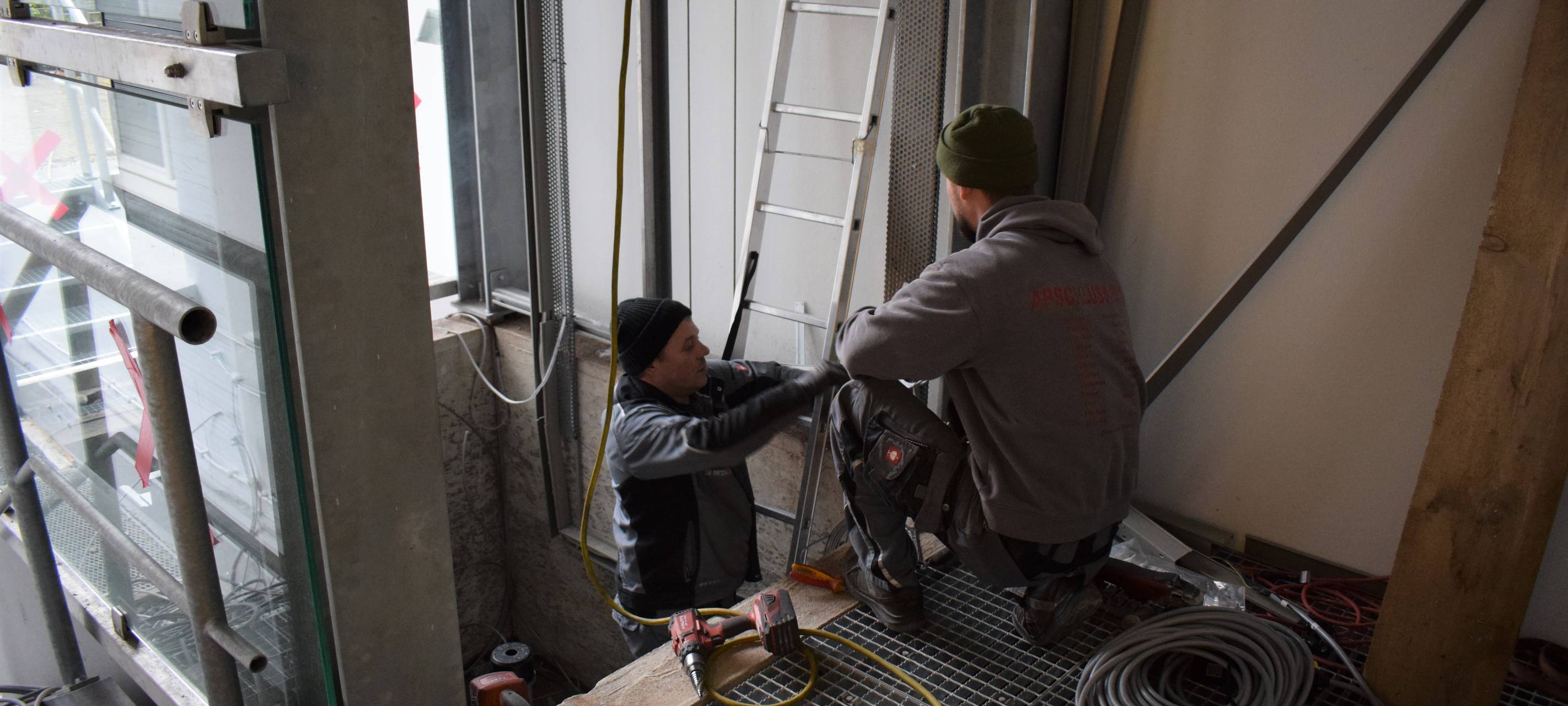 VHS-Aufzug in Lüdenscheid bald fertig