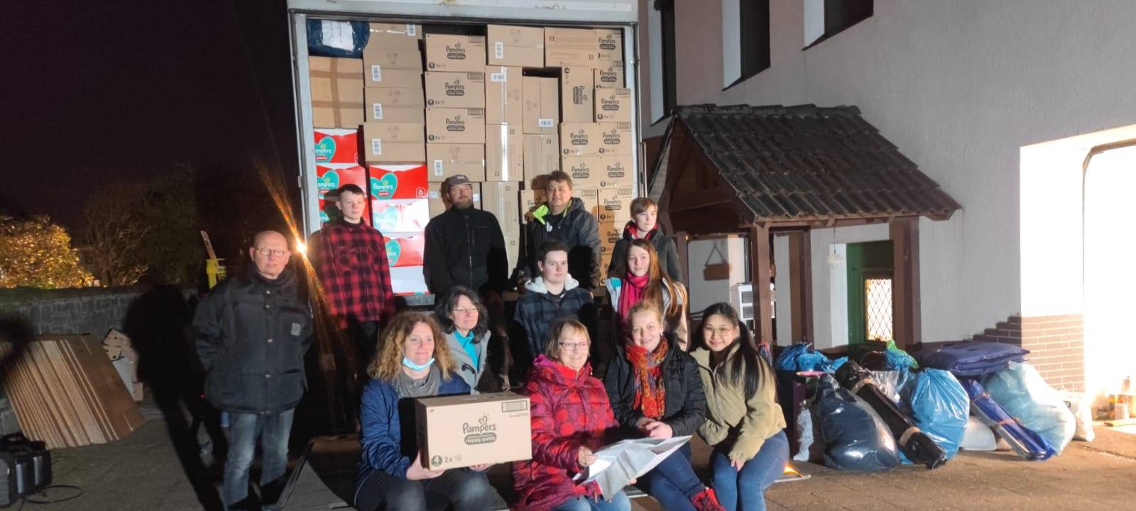 Hilfstransport aus Lüdenscheid startet