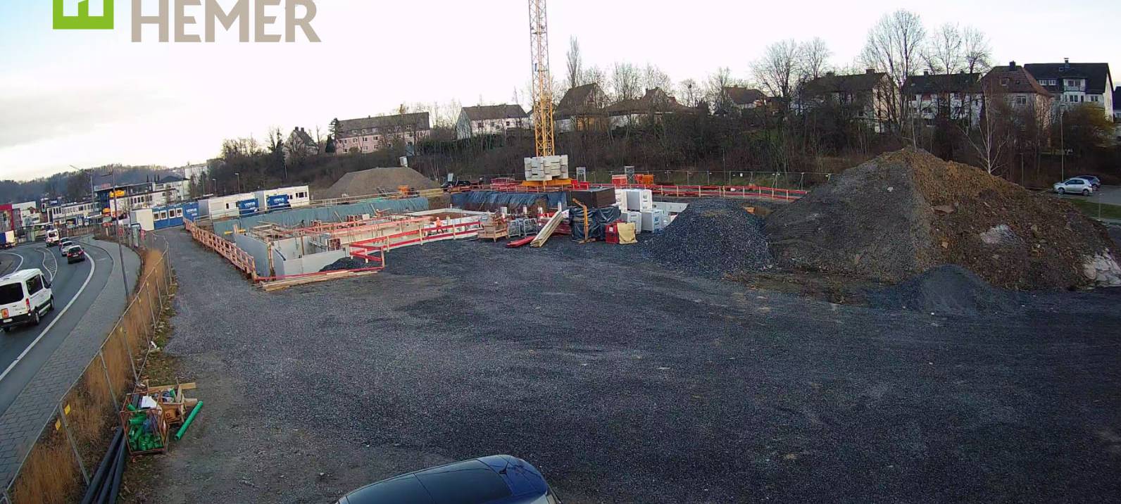 Webcam Hallenbadbaustelle Hemer