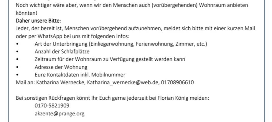Ukraine: Spendenaktionen im Märkischen Kreis