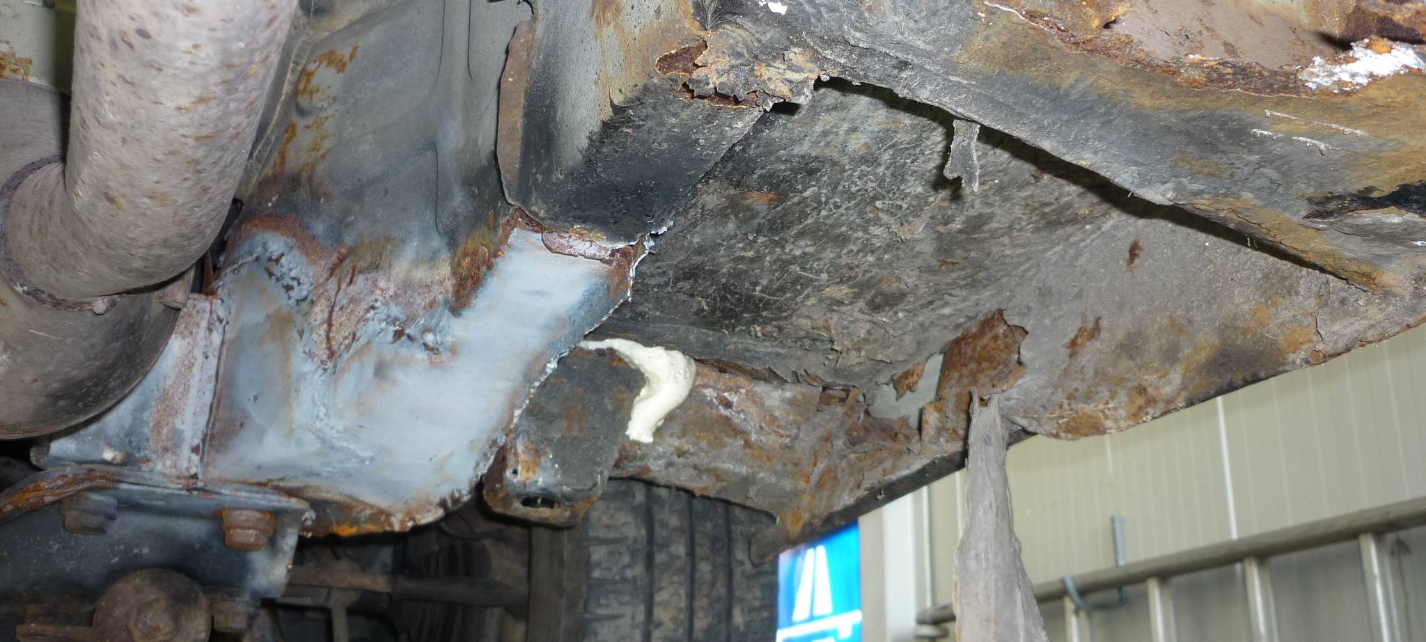 Schrottkarre aus dem Verkehr gezogen