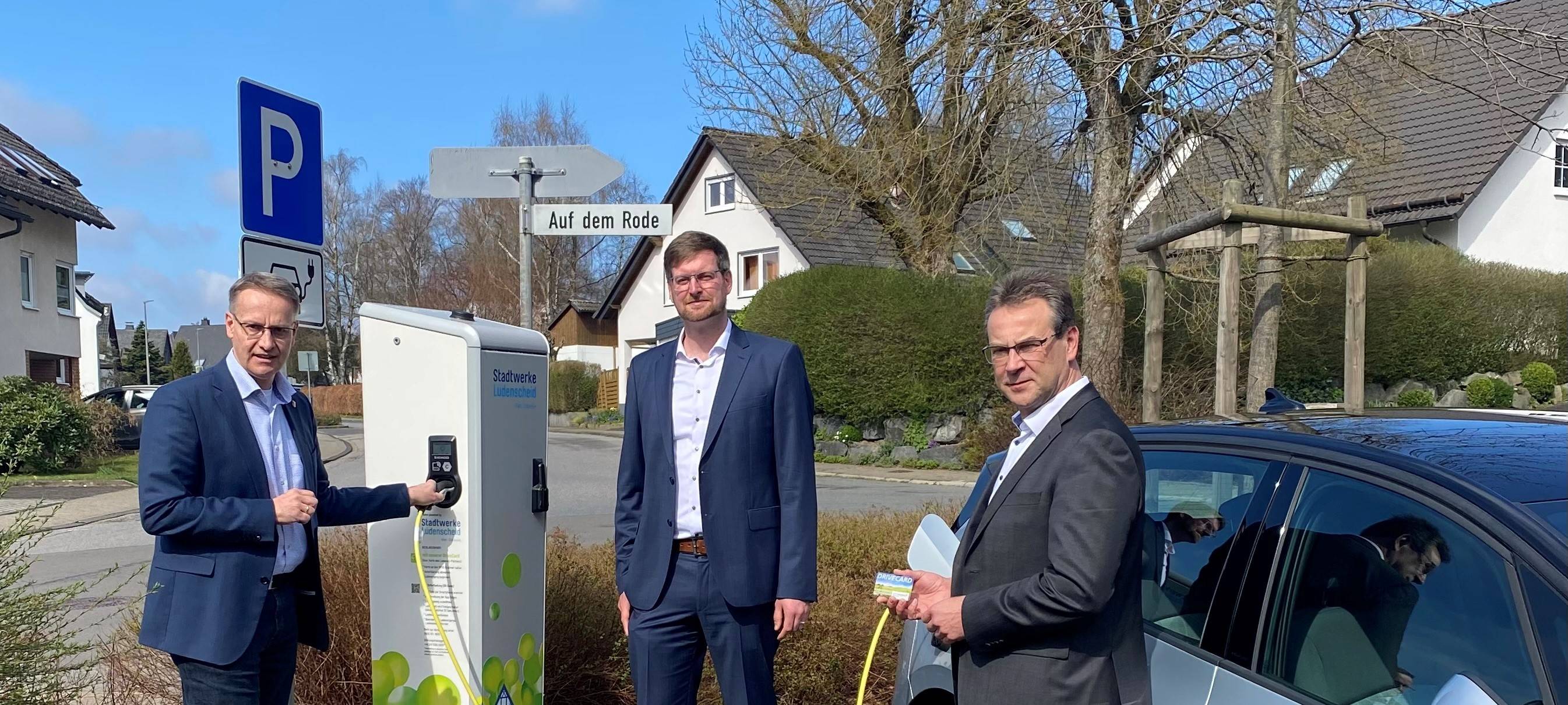 Neue Ladesäulen für E-Autos in Herscheid