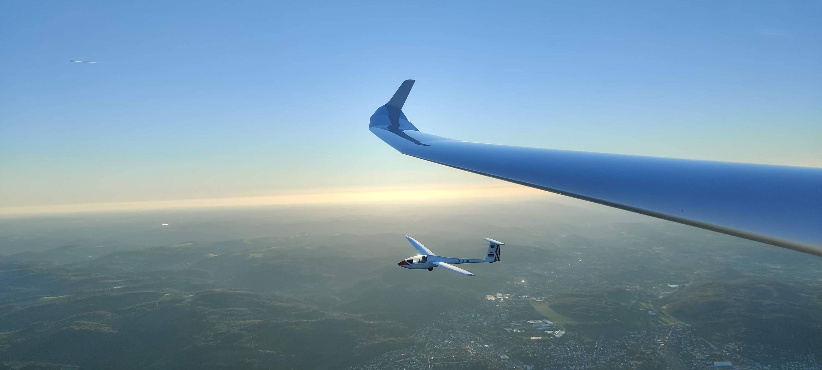 Flugzeug in Iserlohns City