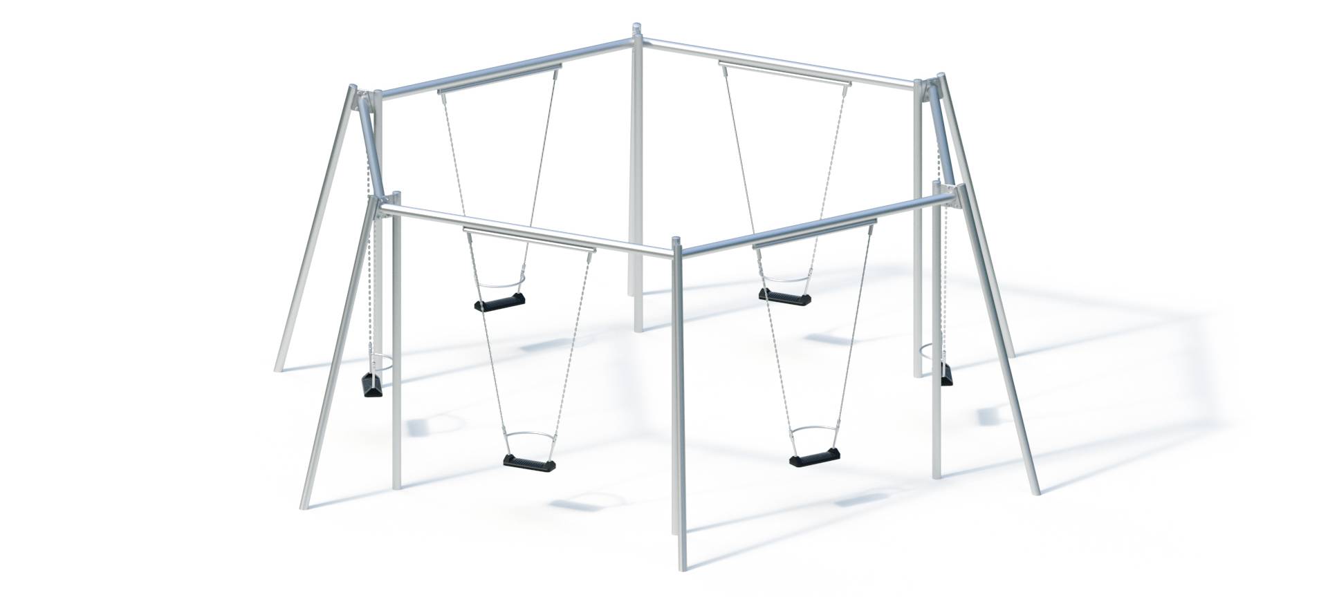 Architekten-Zeichnung der neuen Edelstahl-Schaukel des Freibads Hemer