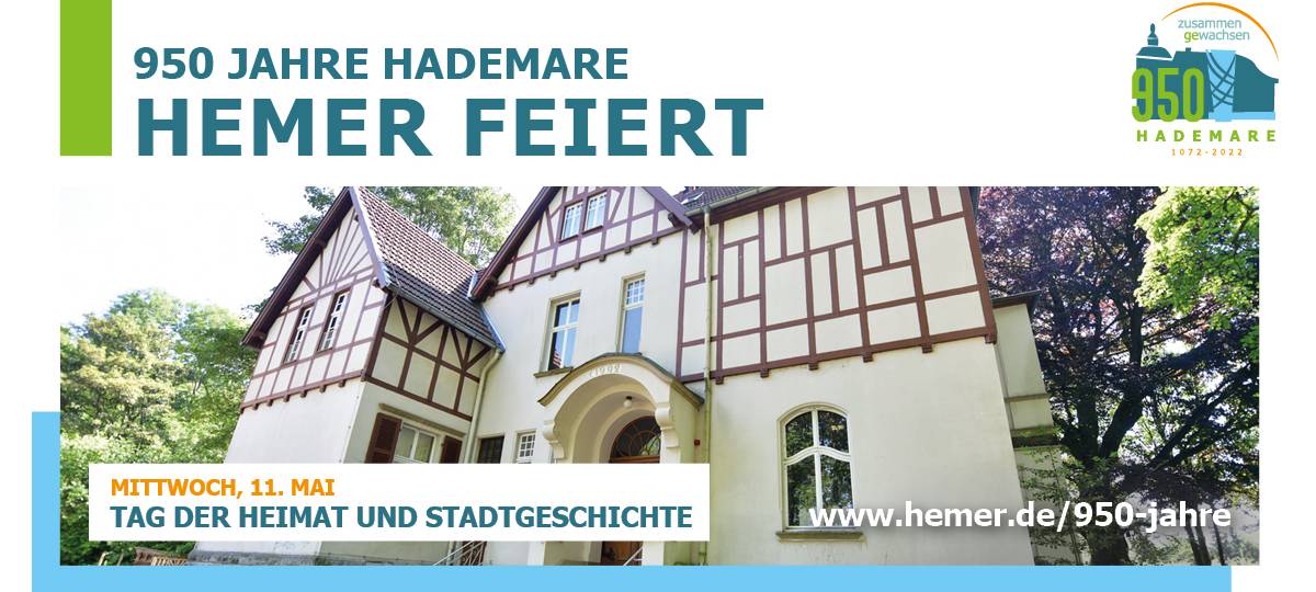 Infobanner: Jubiläum in Hemer
