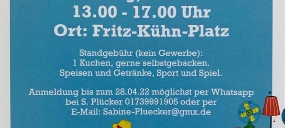 Flyer Trödel im Quartier