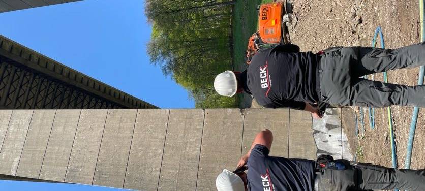 Baugrundarbeiten unter der maroden Rahmedetalbrücke sind gestartet
