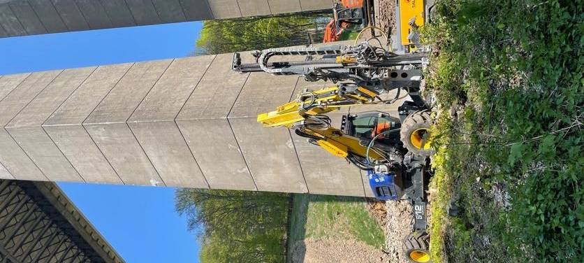 Baugrundarbeiten unter der maroden Rahmedetalbrücke sind gestartet