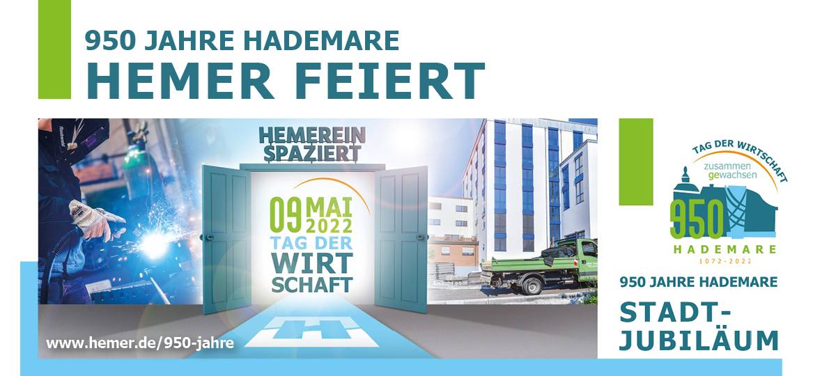 Plakat vom Tag der Wirtschaft Hemer
