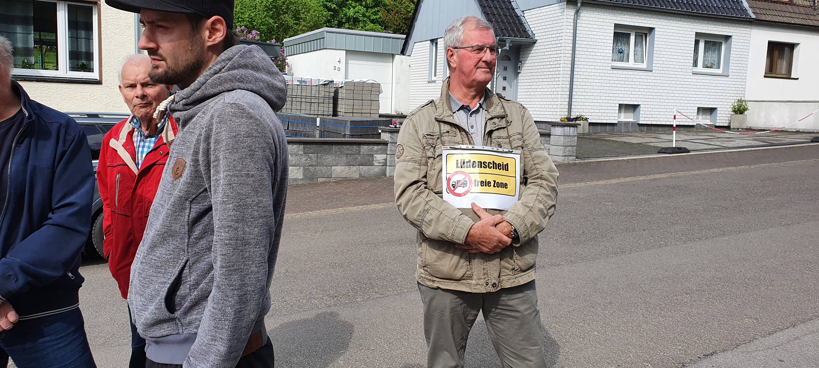 Demonstration gegen A45-Verkehrschaos in Lüdenscheid
