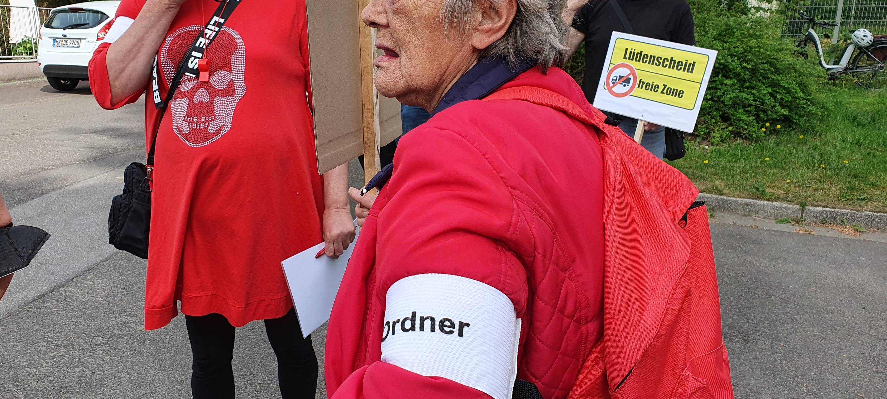 Demonstration gegen A45-Verkehrschaos in Lüdenscheid