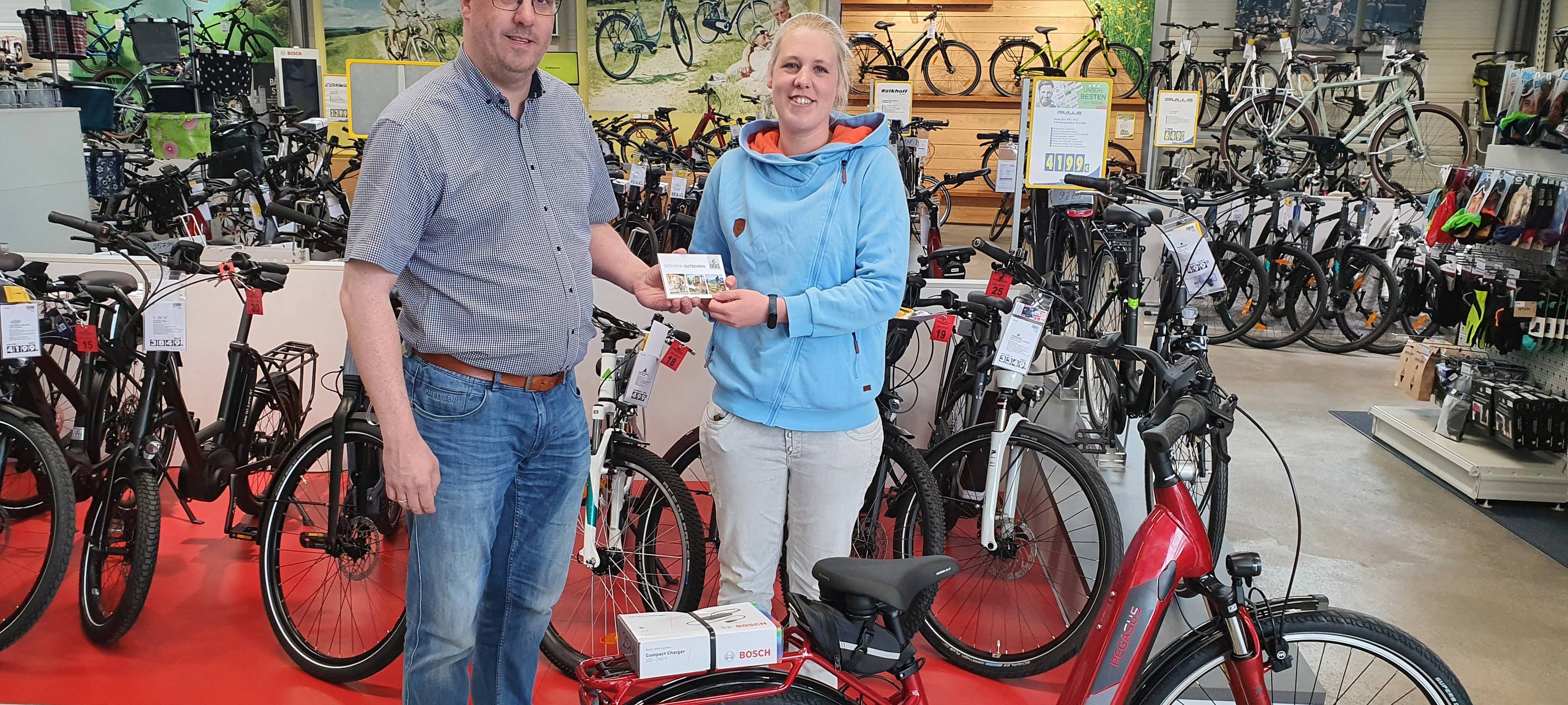 E-Bike-Gewinnerin Natascha aus Hemer