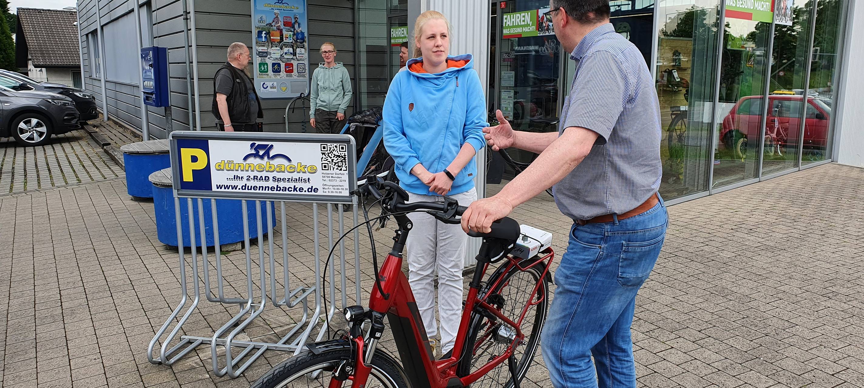 E-Bike-Gewinnerin Natascha aus Hemer