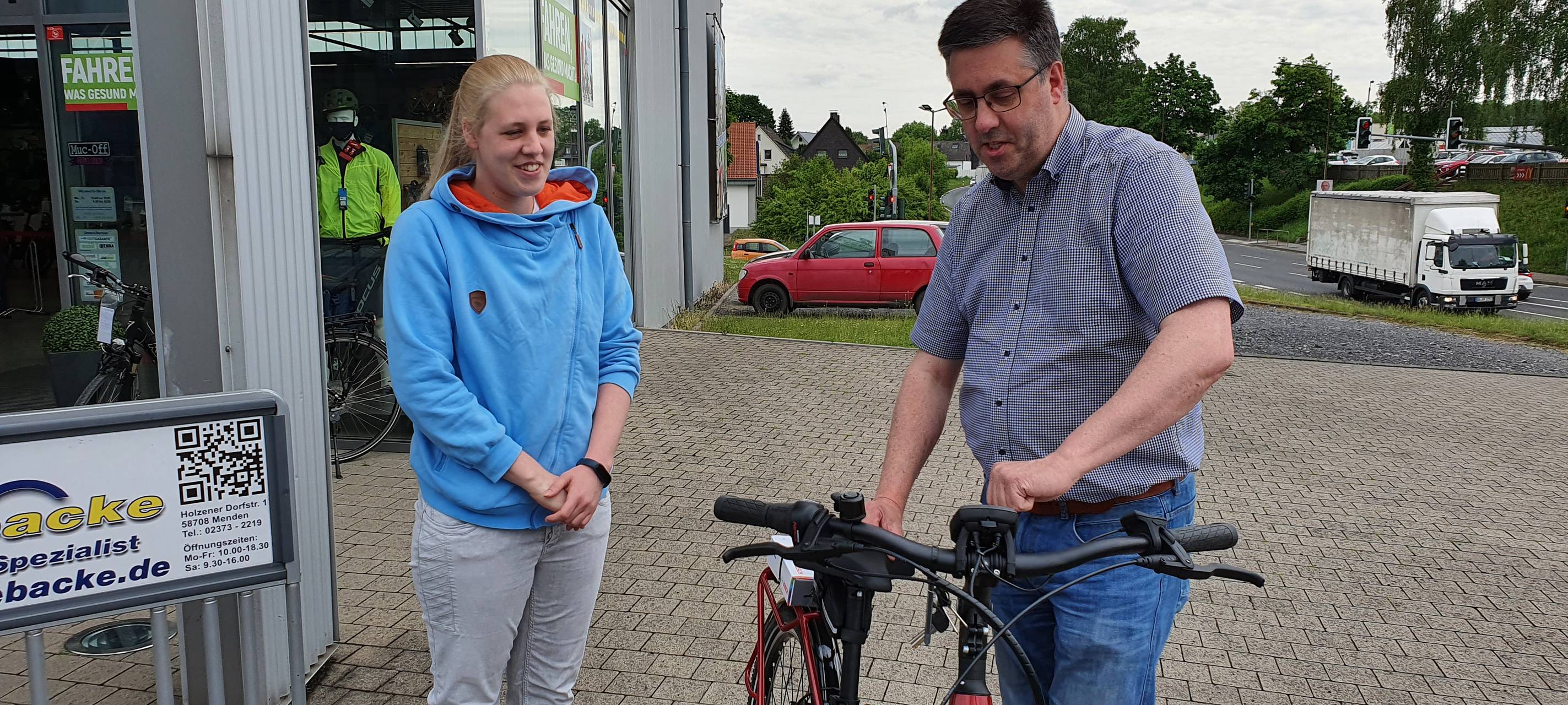 E-Bike-Gewinnerin Natascha aus Hemer