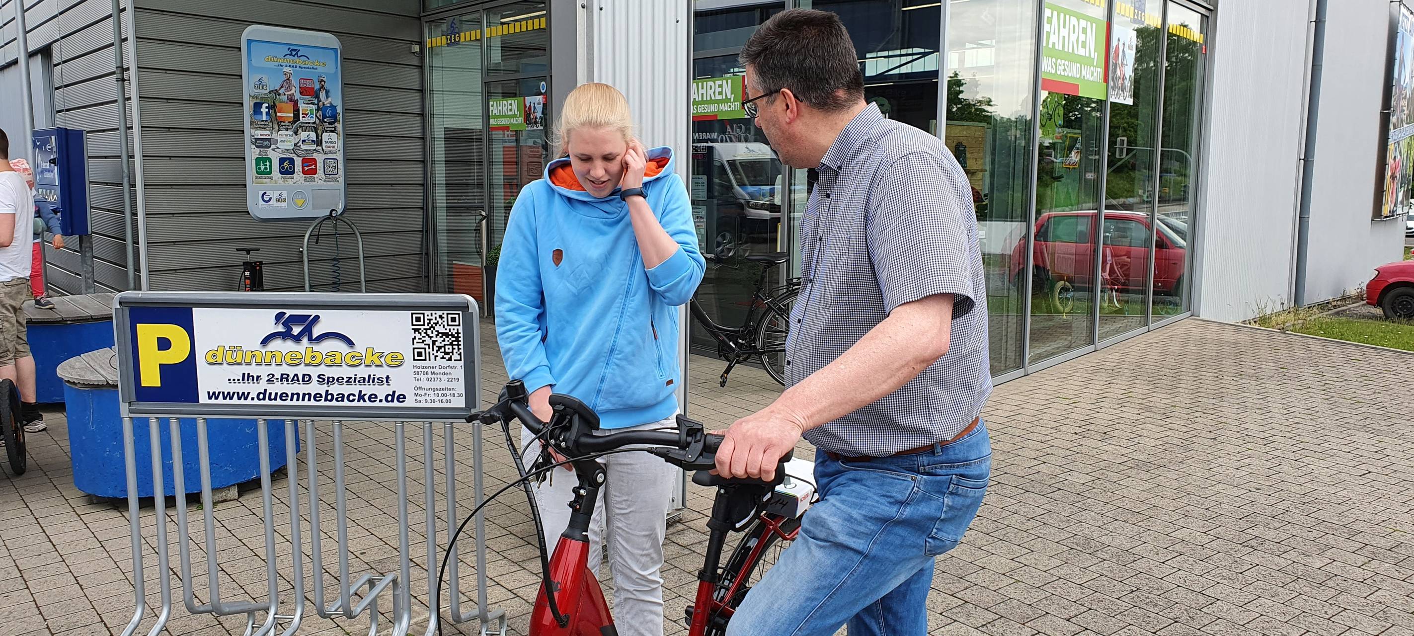 E-Bike-Gewinnerin Natascha aus Hemer