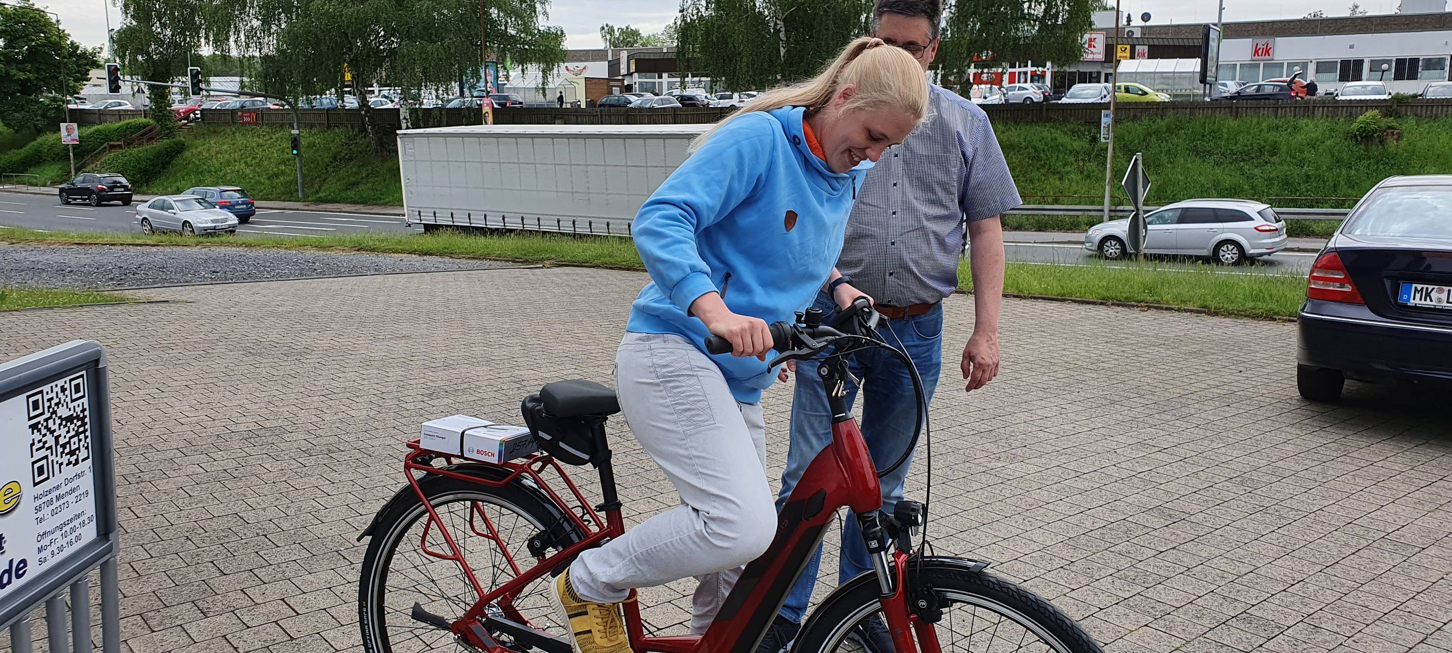 E-Bike-Gewinnerin Natascha aus Hemer