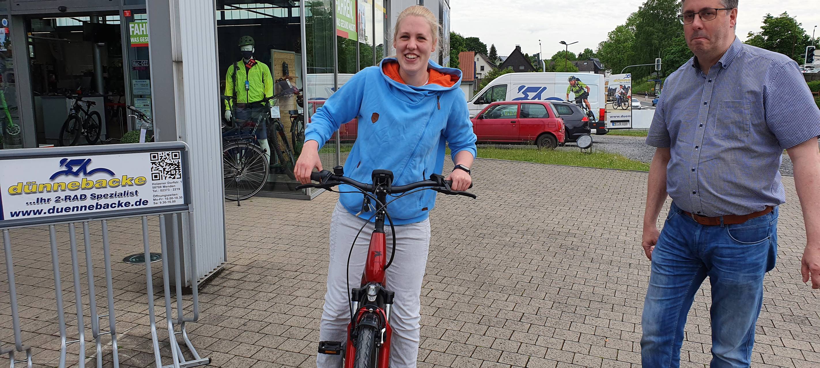 E-Bike-Gewinnerin Natascha aus Hemer
