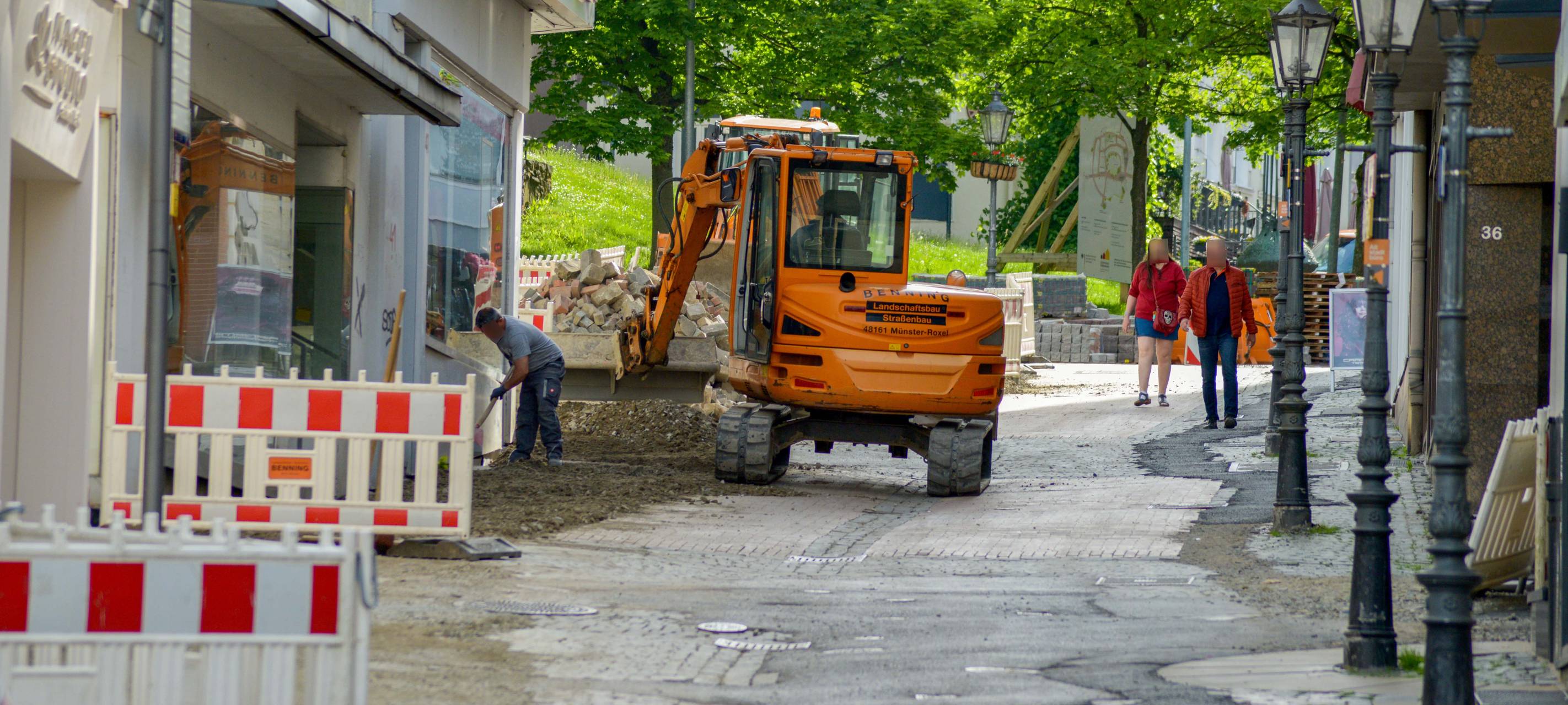 Vollsperrung in Lüdenscheider Innenstadt