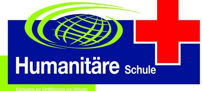 Logo der DRK Kampange "Humanitäre Schulen"