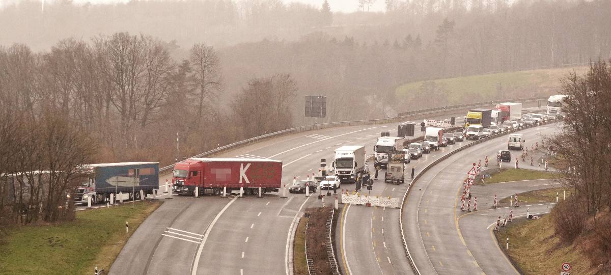 Sanierung der A45-Auffahrt in Lüdenscheid: Umleitungen und Verkehrsinfo