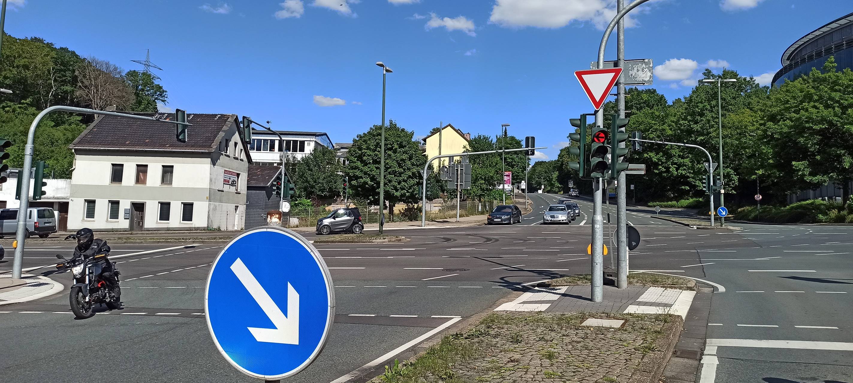 Bauarbeiten am Lennekreuz in Lüdenscheid Ostern abgeschlossen