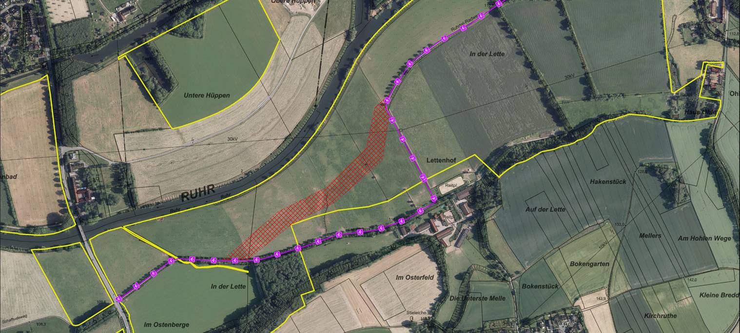 Ruhrtalradweg in Iserlohn-Hennen bleibt offen