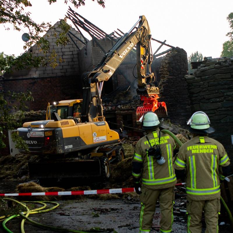 Bilanz nach Großbrand in Kesbern Radio Mk