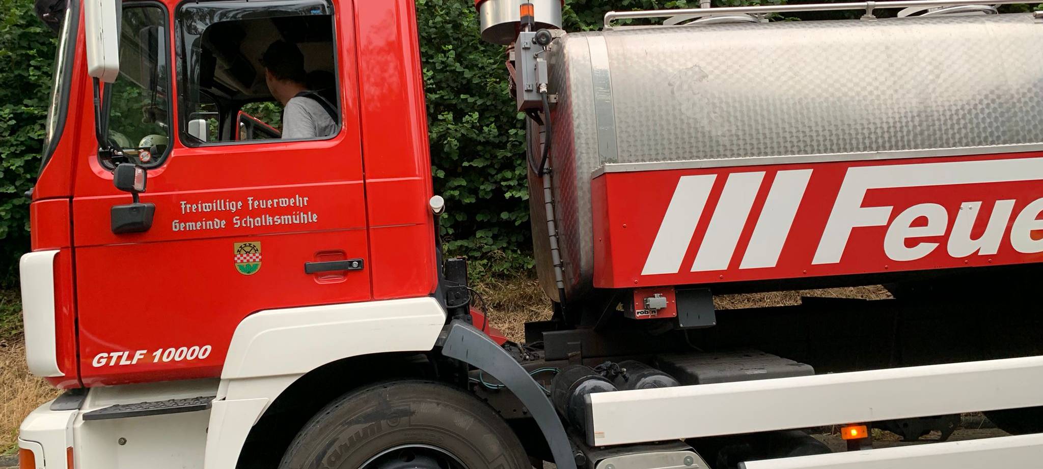 Waldbrand am Hegenscheid in Altena