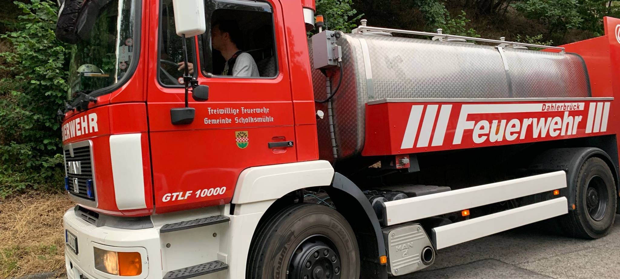 Waldbrand am Hegenscheid in Altena