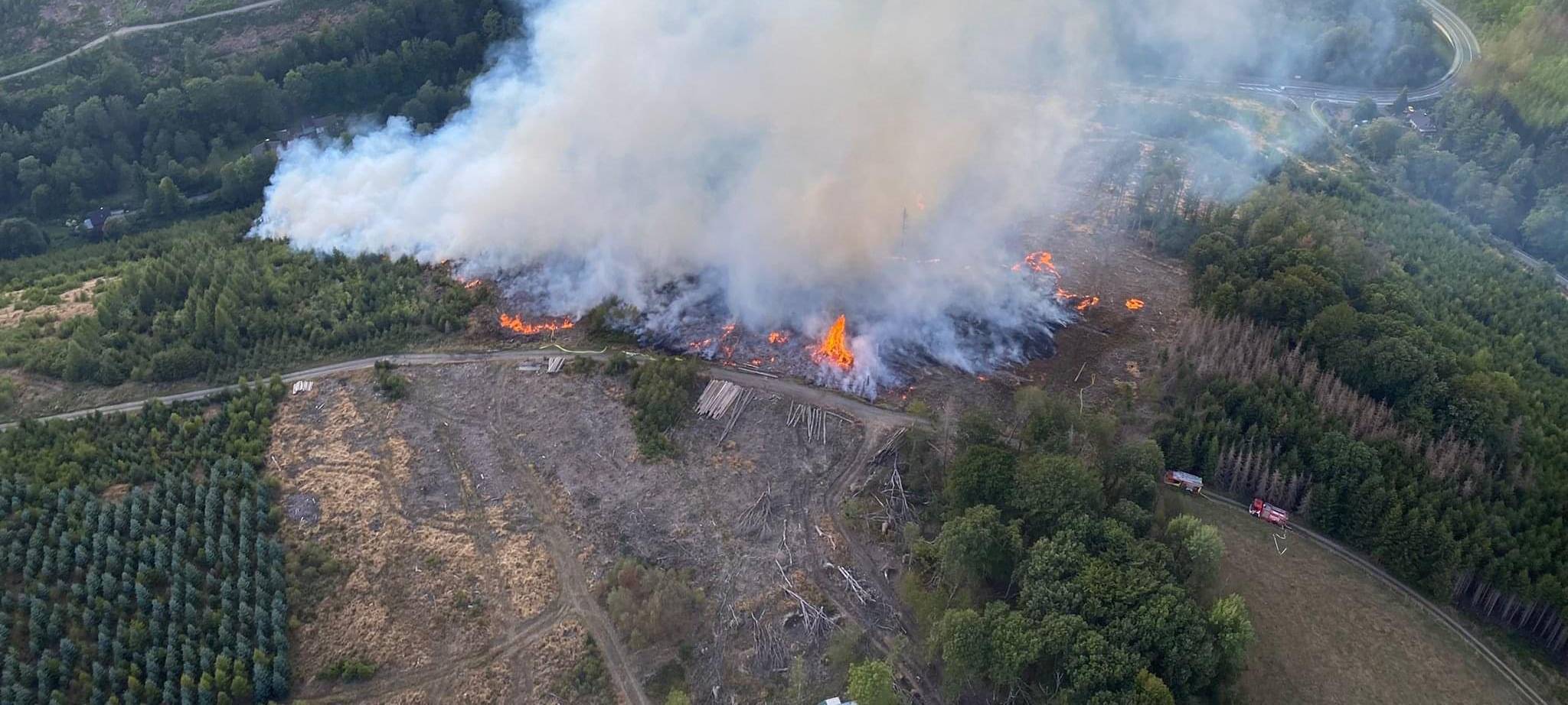 Waldbrand unter Kontrolle