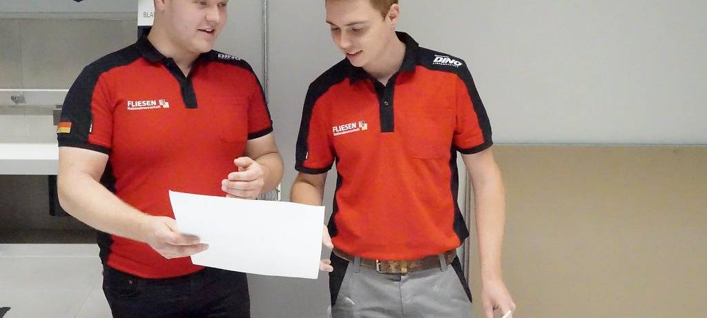 Fliesen-Nationalmannschaft trainiert für WM im MK