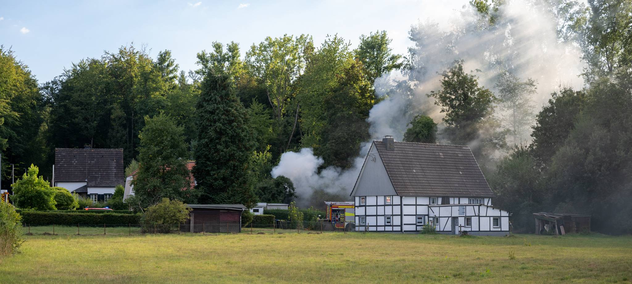 Schuppen brannte in Menden