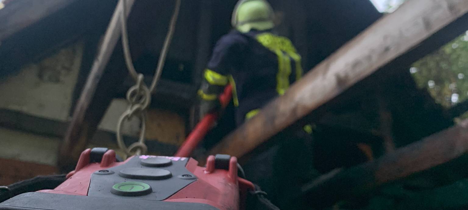 Schuppen brannte in Menden