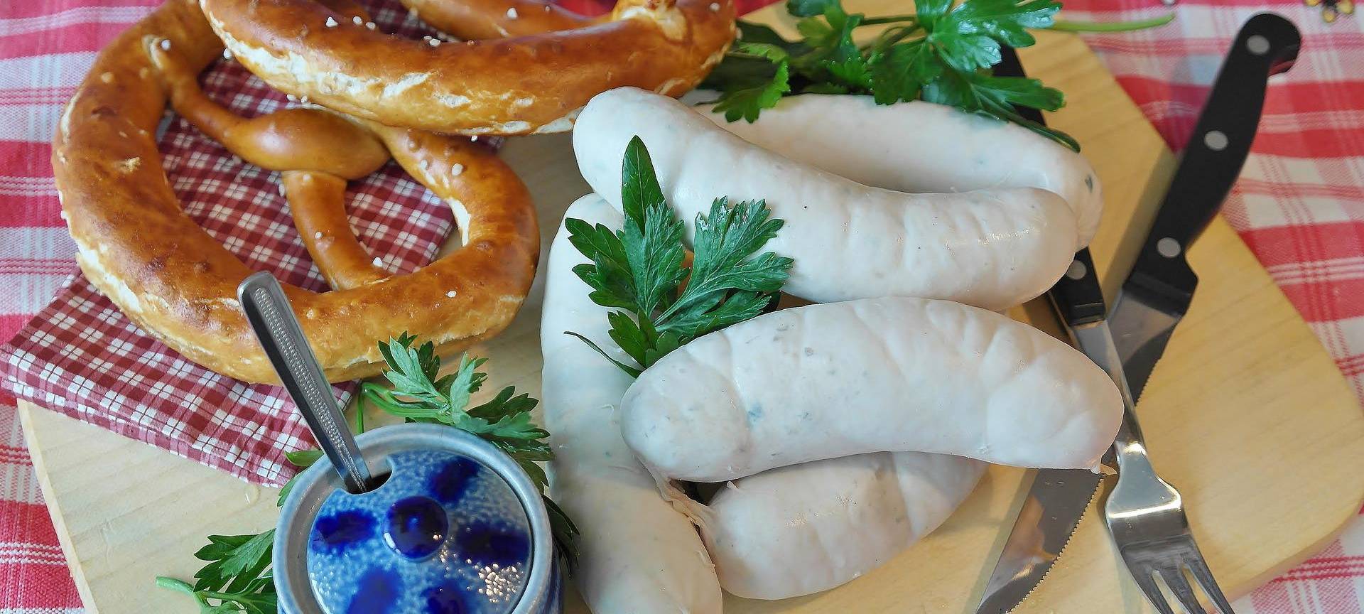 Weißwurst Brezel Frühstück