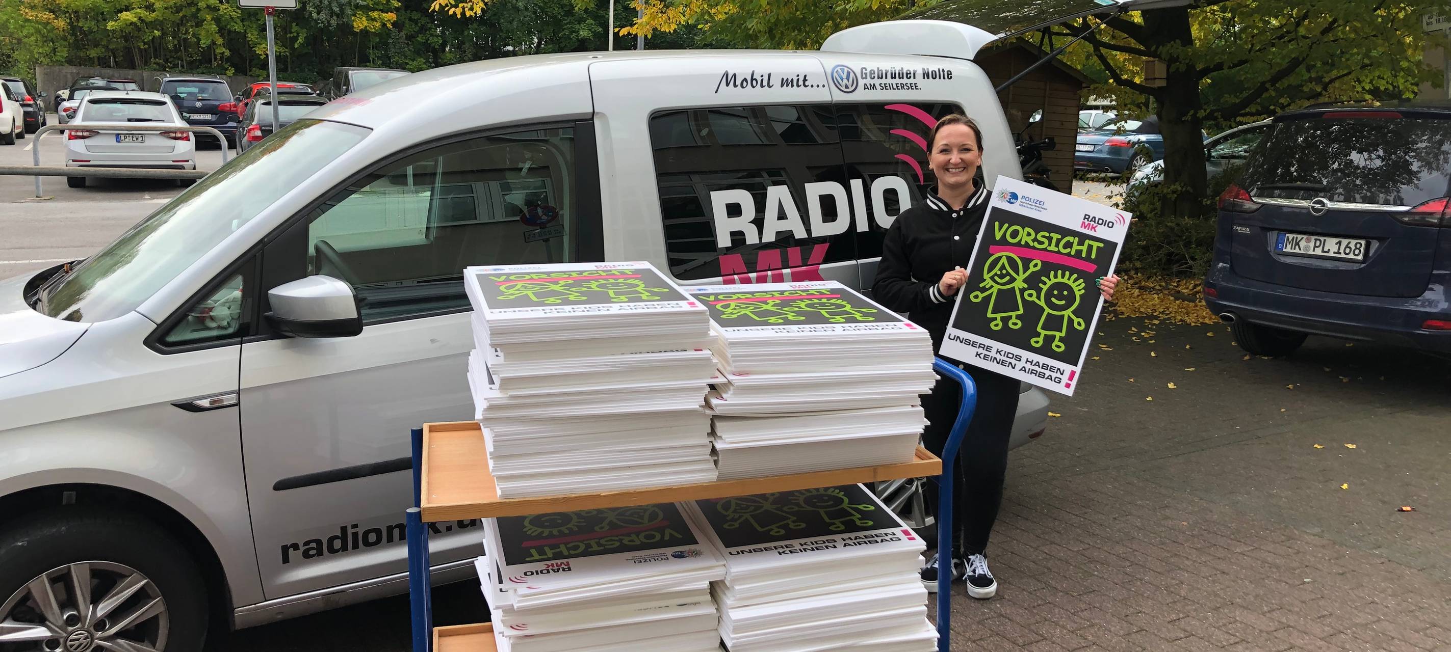 Radio MK Aktion "Vorsicht - Unsere Kids haben keinen Airbag"