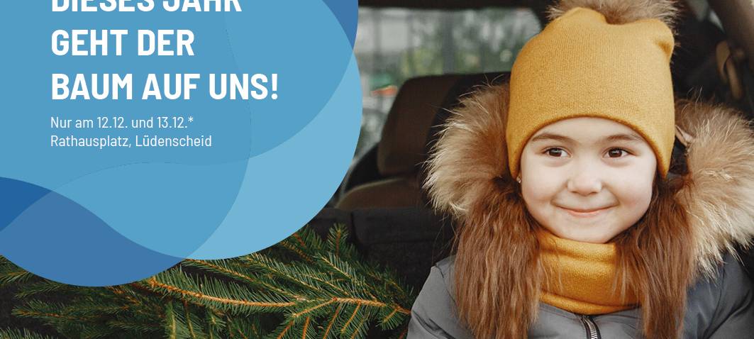 Lüdenscheider Stadtwerke verschenken Weihnachtsbäume