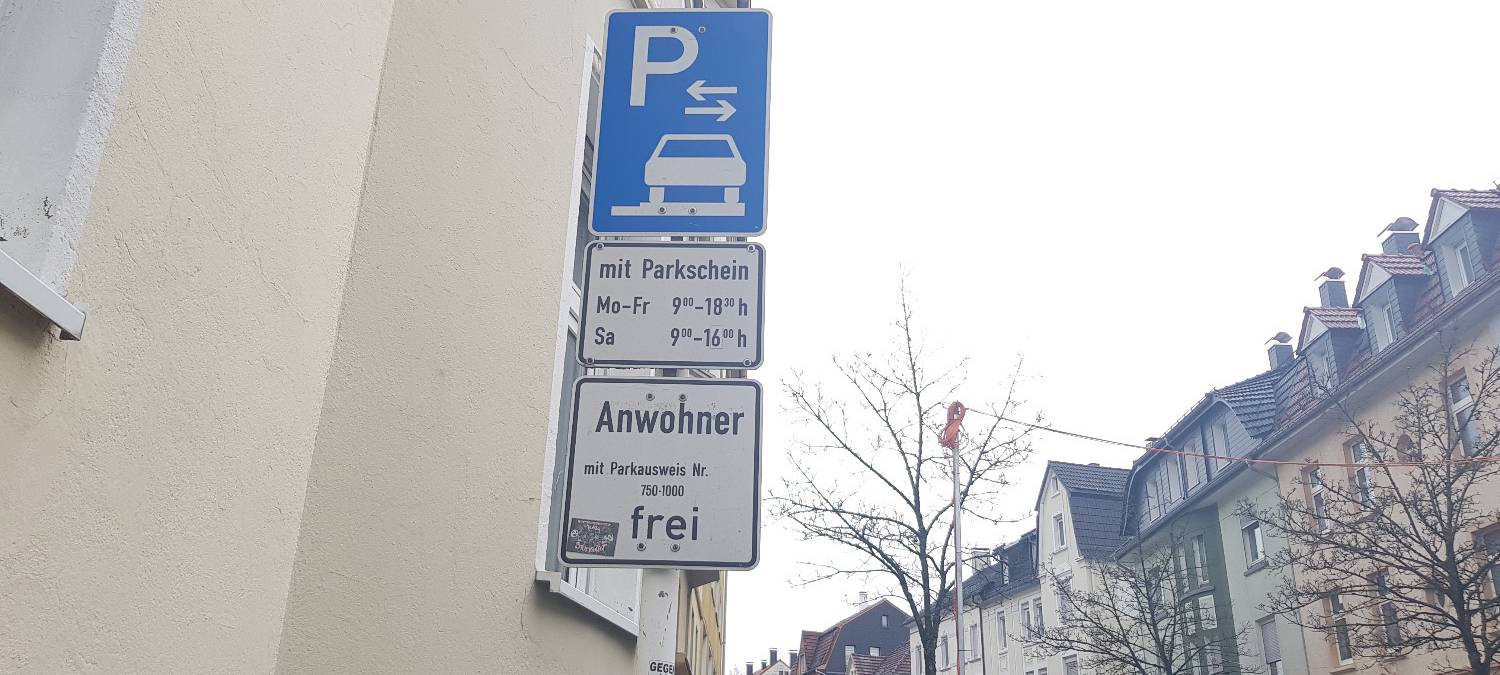 Bewohnerparkausweis in Iserlohn online beantragen