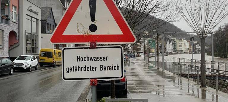 Kampf gegen Hochwasser im Märkischen Kreis