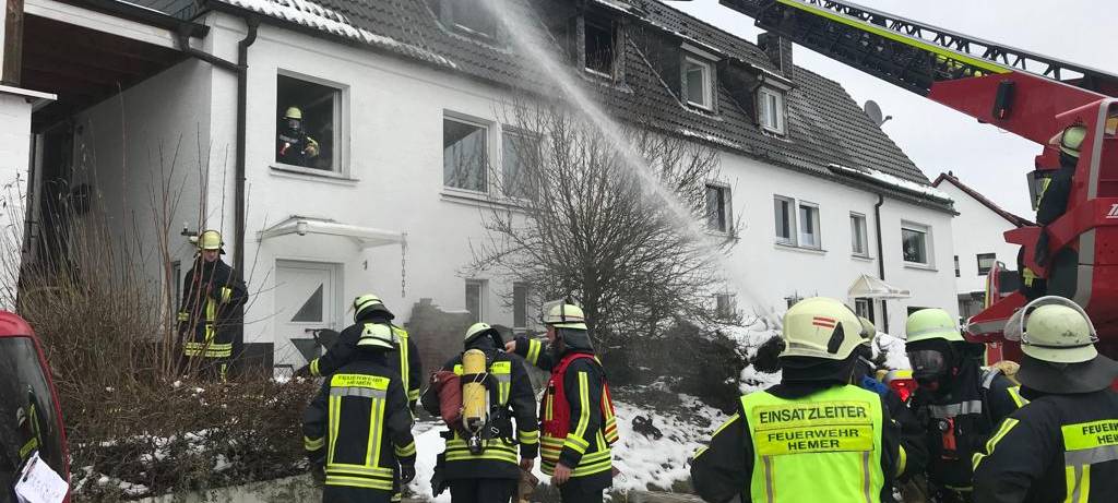 Polizei forscht nach Brandursache in Hemer