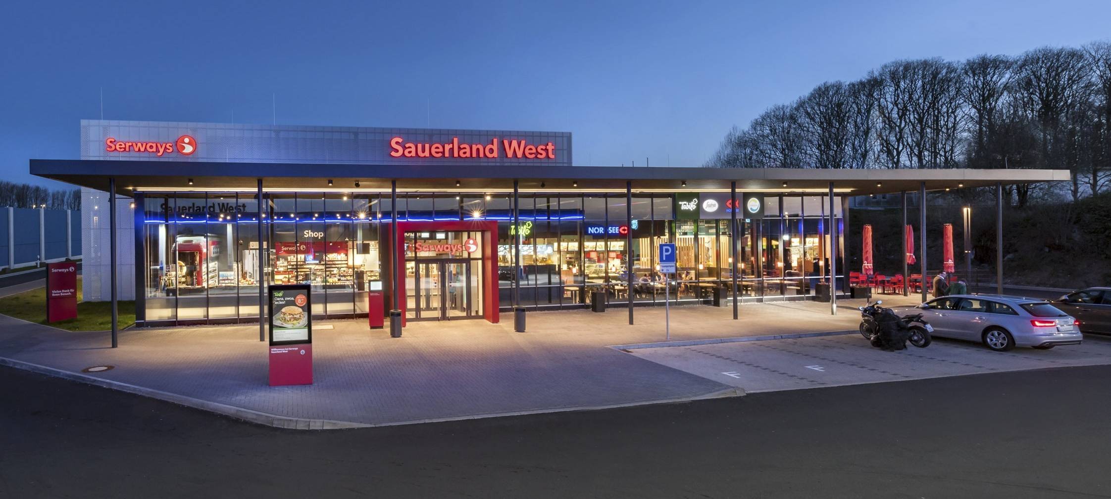 Raststätten an A45 bei Lüdenscheid wieder eröffnet