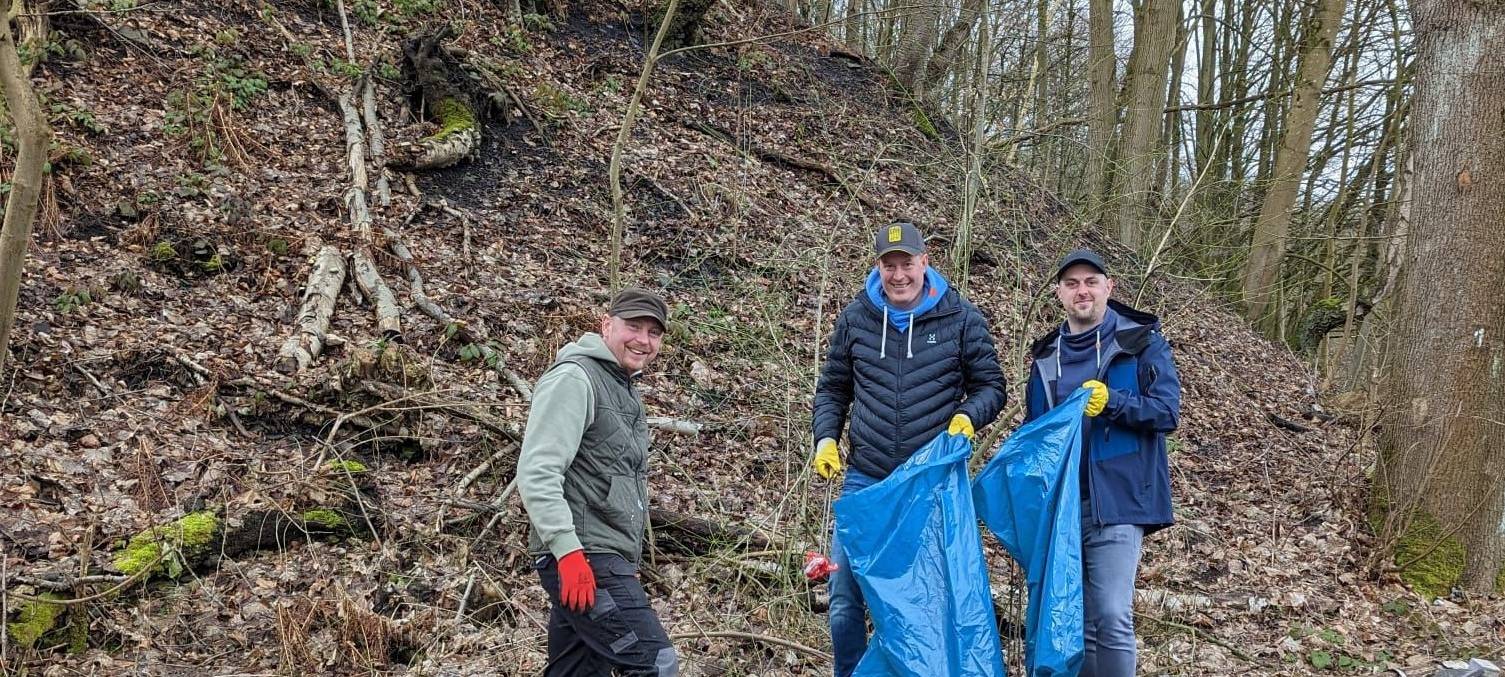 CDU sammelt Müll in Iserlohn