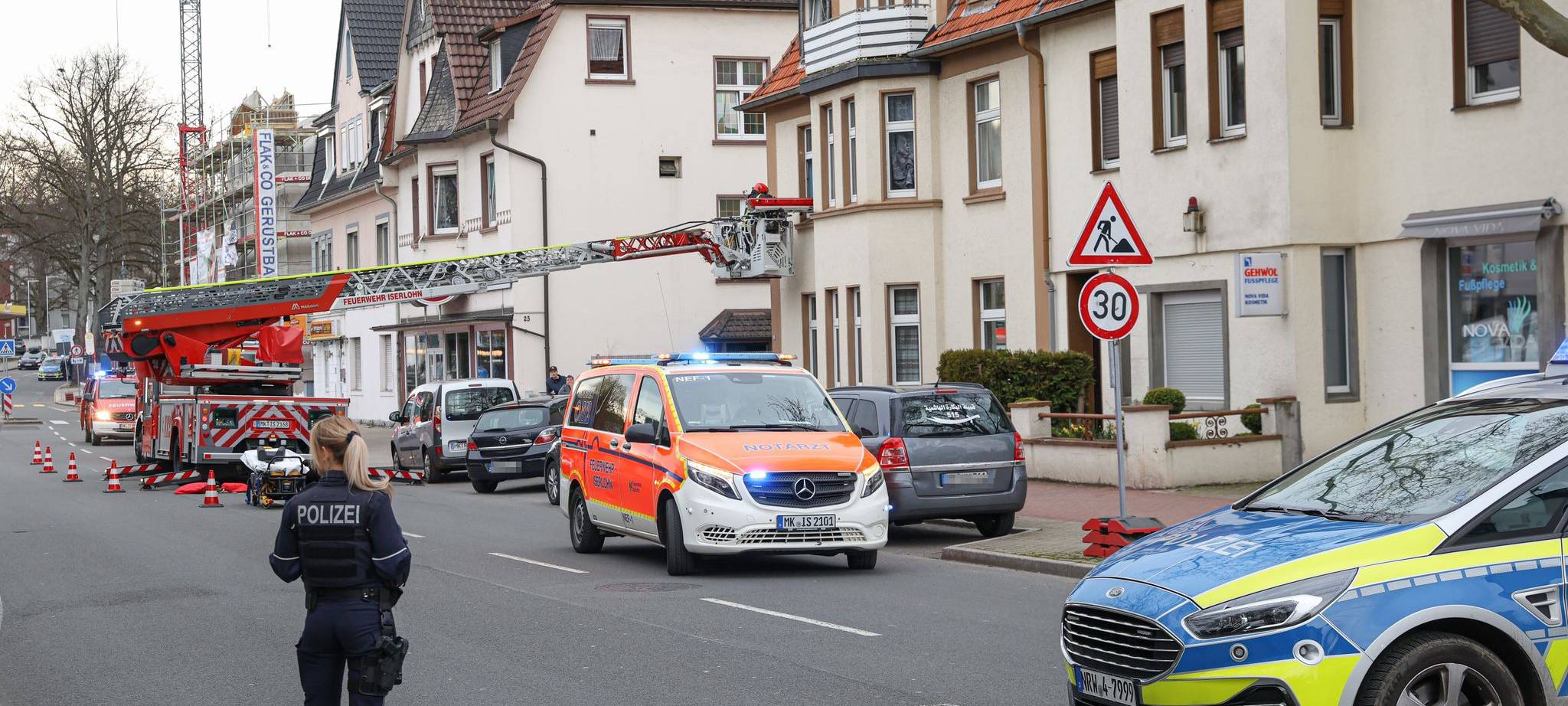 Unruhiger Ostermontag für Feuerwehr in Iserlohn