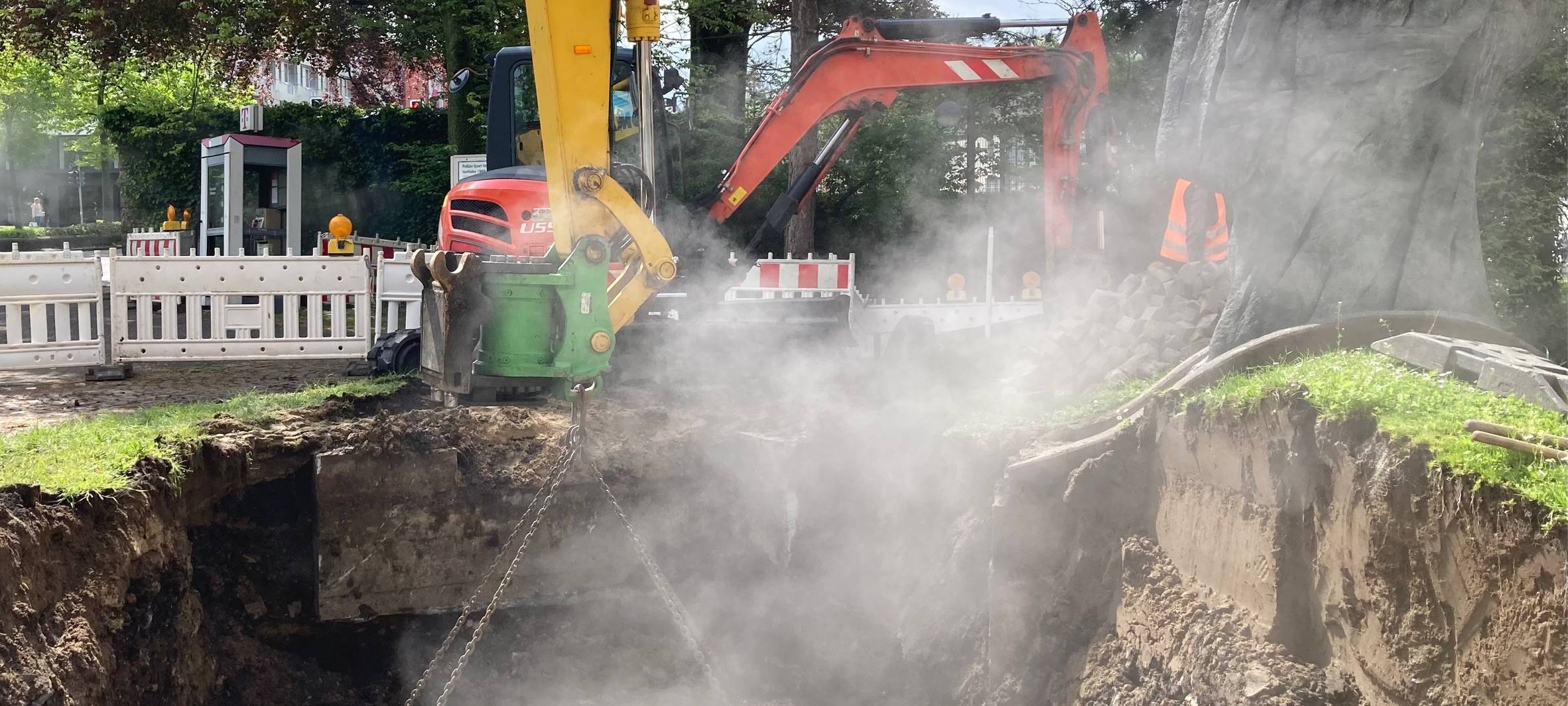 Iserlohn: Leck in Fernwärmeleitung geschlossen