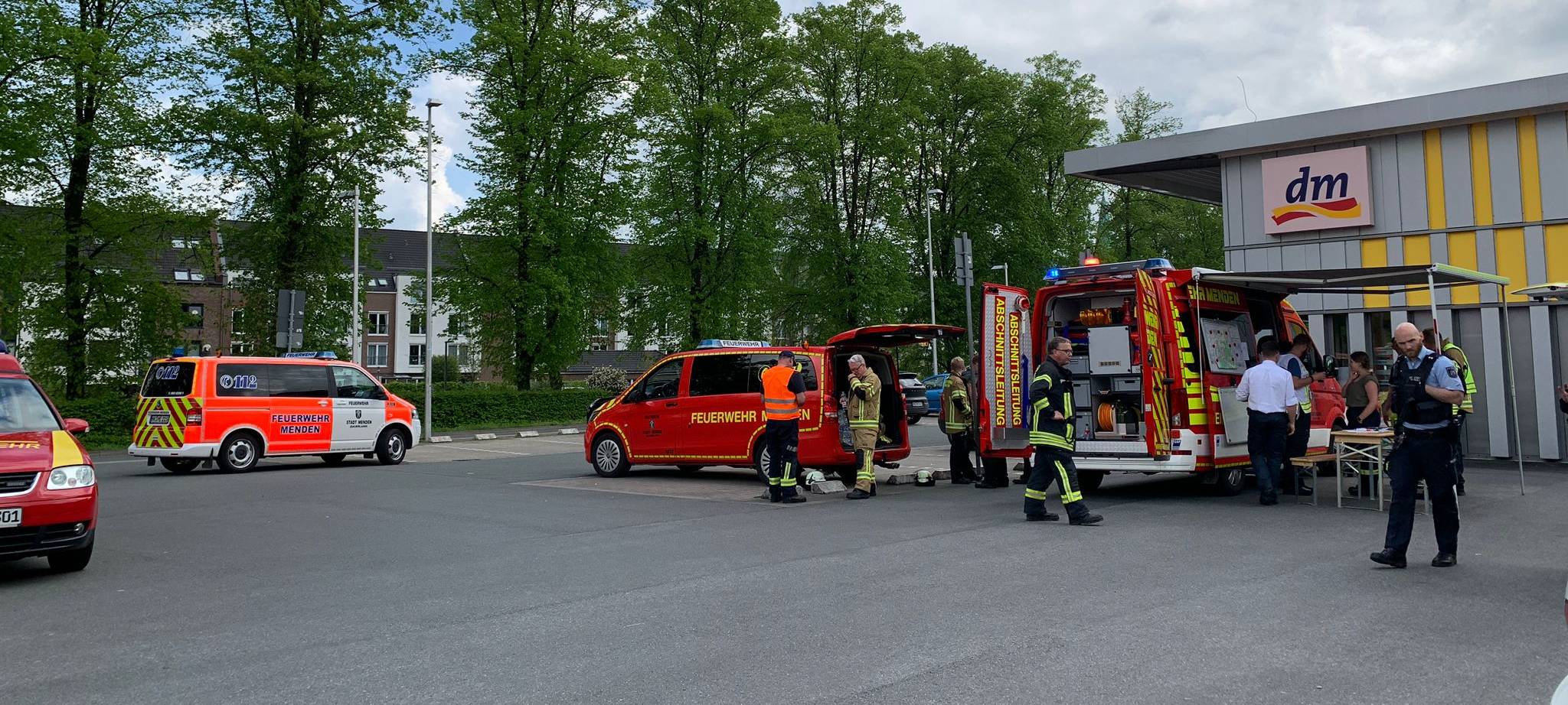 Kinder melden treibende Person in Hönne bei Menden
